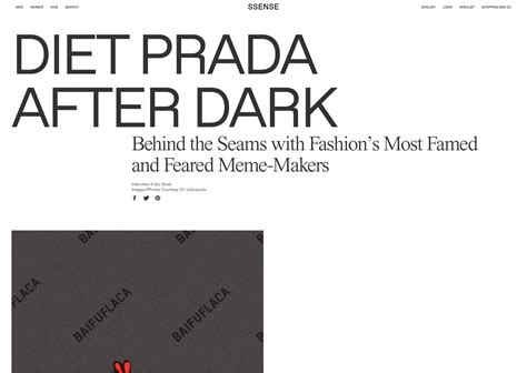 diet prada after dark ssense|Diet Prada Interview .